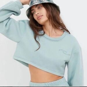 For Love and Lemons Josie Cropped Sweatshirt